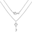 0.10 Carat Genuine White Diamond .925 Sterling Silver Pendant