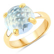 8.50 Carat Genuine Blue Topaz .925 Sterling Silver Ring - Rings - Custom Crafting Alliance, LLC