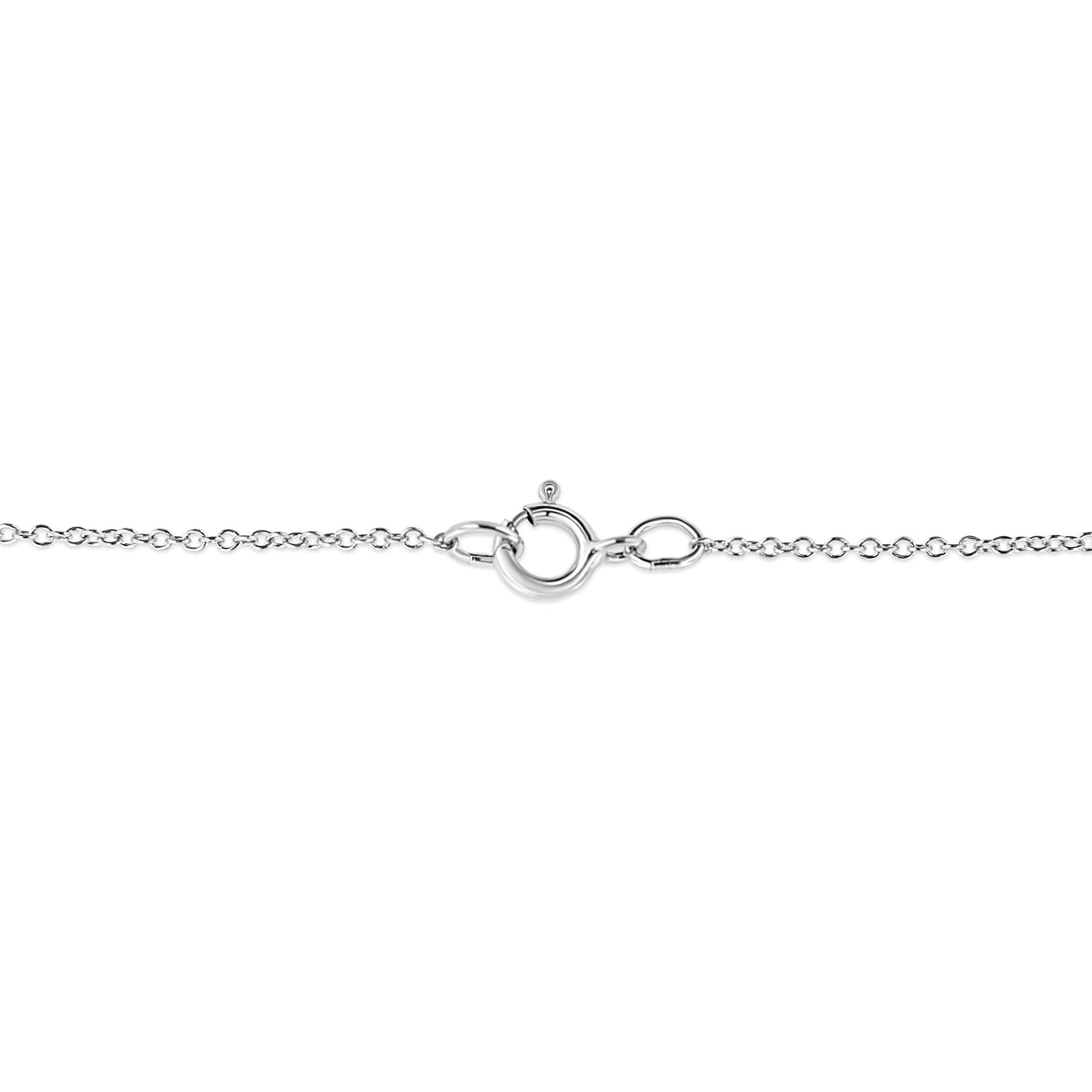 .925 Sterling Silver Diamond Accent Sunburst Milgrain 18