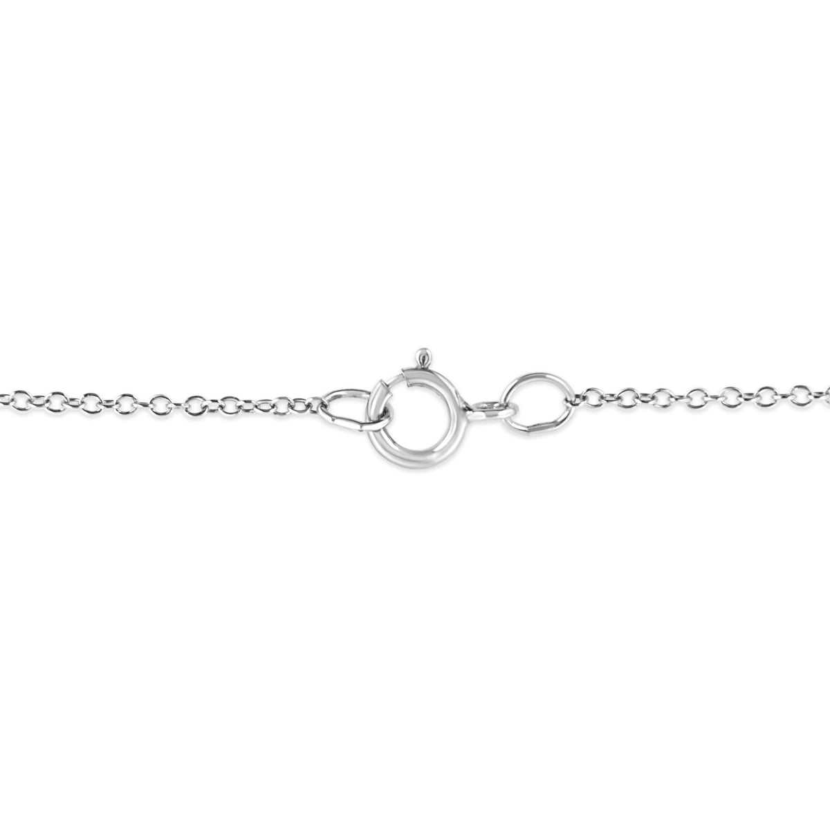 .925 Sterling Silver Prong-Set Diamond Accent Starfish 18