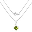 1.56 Carat Genuine Peridot .925 Sterling Silver Pendant