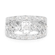 0.31 Carat Genuine White Diamond .925 Sterling Silver Ring