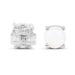 1.18 Carat Genuine Opal .925 Sterling Silver Earrings