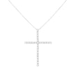 .925 Sterling Silver 3.0 Cttw Round Shape Diamond 1-1/2