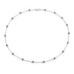 1.98 Carat Genuine Blue Sapphire .925 Sterling Silver Necklace