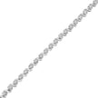 .925 Sterling Silver 1.0 Cttw Diamond Spiral Wave Curved-Link 7