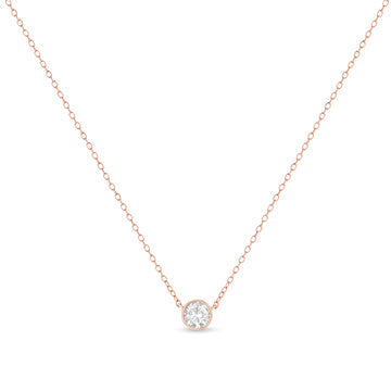 .925 Sterling Silver 1/2 Cttw Diamond Bezel 18