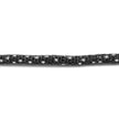 18K White Gold 20.0 Cttw Black and White Pave Set Diamond Eternity Snake Skin Style Tennis Bracelet (Black and G-H Color, SI1-SI2 Clarity) - Size 7