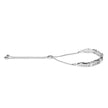 .925 Sterling Silver 1/10 Cttw Diamond X Link Bolo Bracelet (I-J Color, I2-I3 Clarity) - Bracelets - Custom Crafting Alliance, LLC