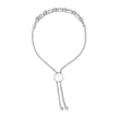 .925 Sterling Silver 1/6 Cttw Diamond X and O Bolo Bracelet - Bracelets - Custom Crafting Alliance, LLC