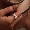 925 Sterling Silver 6.0 Size Pavé Setting CZ Ring for Women - Rings - Custom Crafting Alliance, LLC