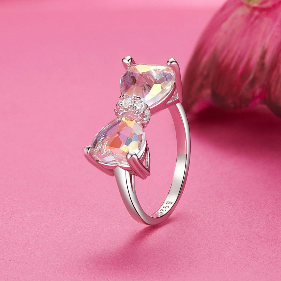 925 Sterling Silver 6.0 Size Pavé Setting CZ Ring for Women - Rings - Custom Crafting Alliance, LLC
