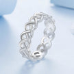 925 Sterling Silver and White Gold 0.5cm Ring Size 6.0 - Rings - Custom Crafting Alliance, LLC