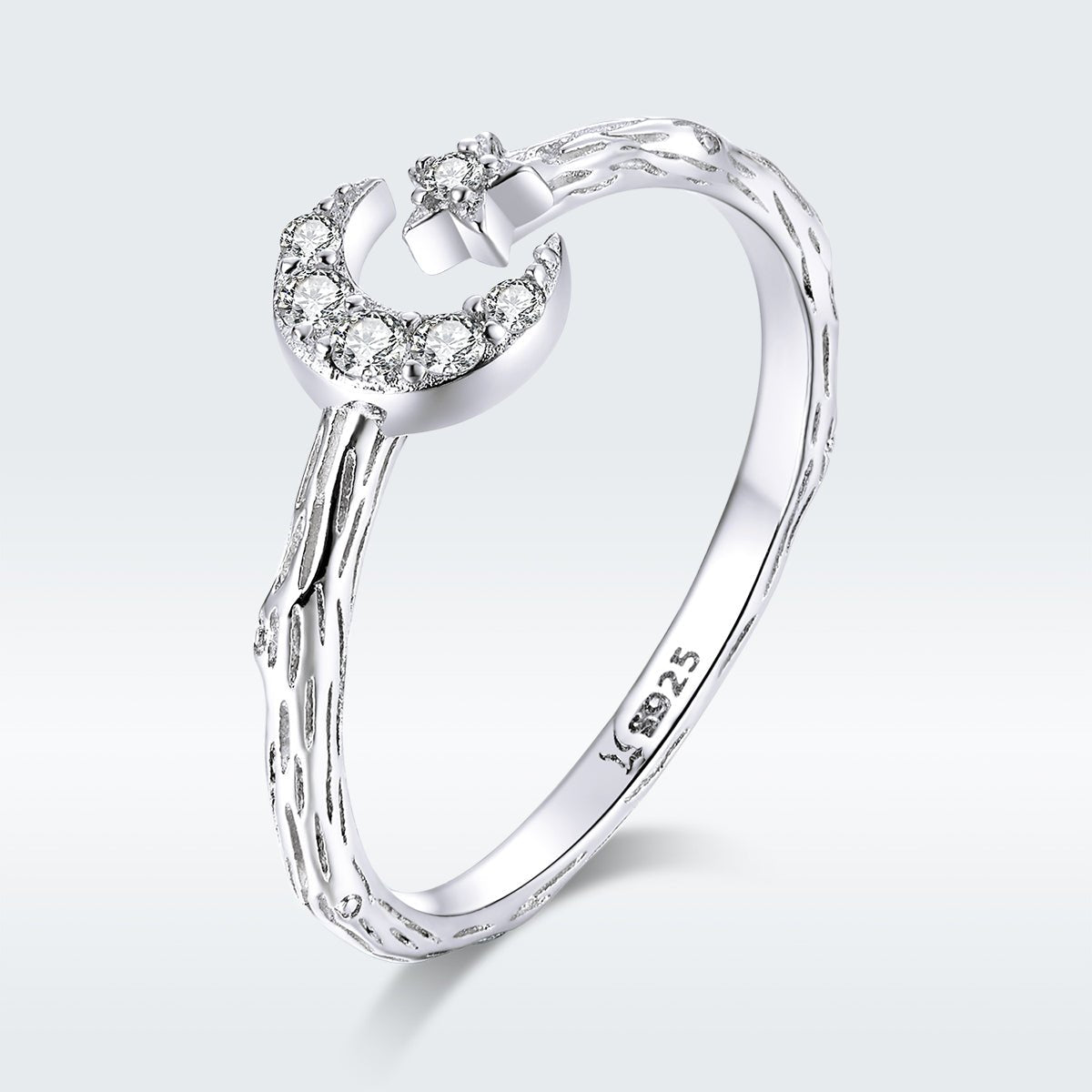 925 Sterling Silver Custom Ring with Pavé Setting CZ - Rings - Custom Crafting Alliance, LLC
