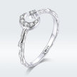 925 Sterling Silver Custom Ring with Pavé Setting CZ - Rings - Custom Crafting Alliance, LLC