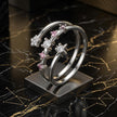 925 Sterling Silver CZ Pavé Ring - Rings - Custom Crafting Alliance, LLC