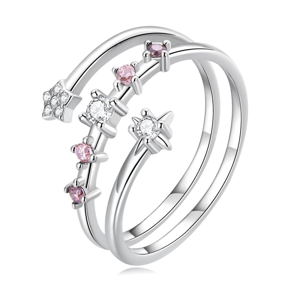 925 Sterling Silver CZ Pavé Ring - Rings - Custom Crafting Alliance, LLC