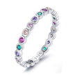 925 Sterling Silver CZ Pavé Setting Ring Size 6.0 for Women - Rings - Custom Crafting Alliance, LLC