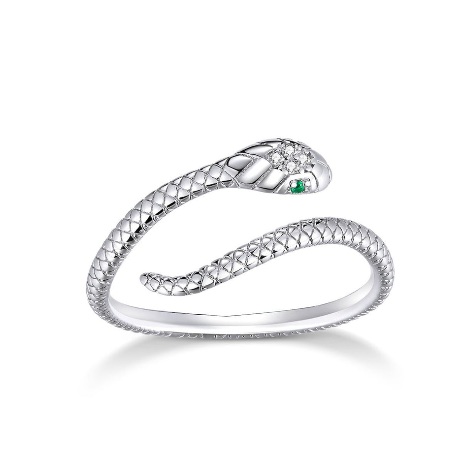 925 Sterling Silver CZ Plated Platinum Ring - Slim and Elegant Style - Rings - Custom Crafting Alliance, LLC
