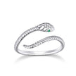 925 Sterling Silver CZ Plated Platinum Ring - Slim and Elegant Style - Rings - Custom Crafting Alliance, LLC