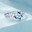925 Sterling Silver Enamel Plated Ring Size 6 for Women - Rings - Custom Crafting Alliance, LLC