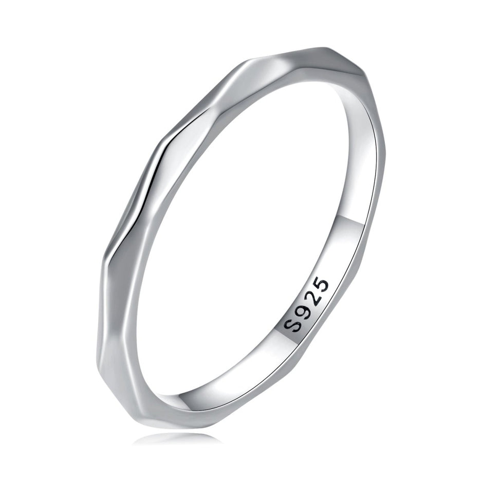 925 Sterling Silver Oxidized 0.2cm Width Ring Size 6 for Women - Rings - Custom Crafting Alliance, LLC