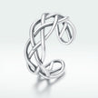 925 Sterling Silver Oxidized Ring 0.8cm for Women - Rings - Custom Crafting Alliance, LLC