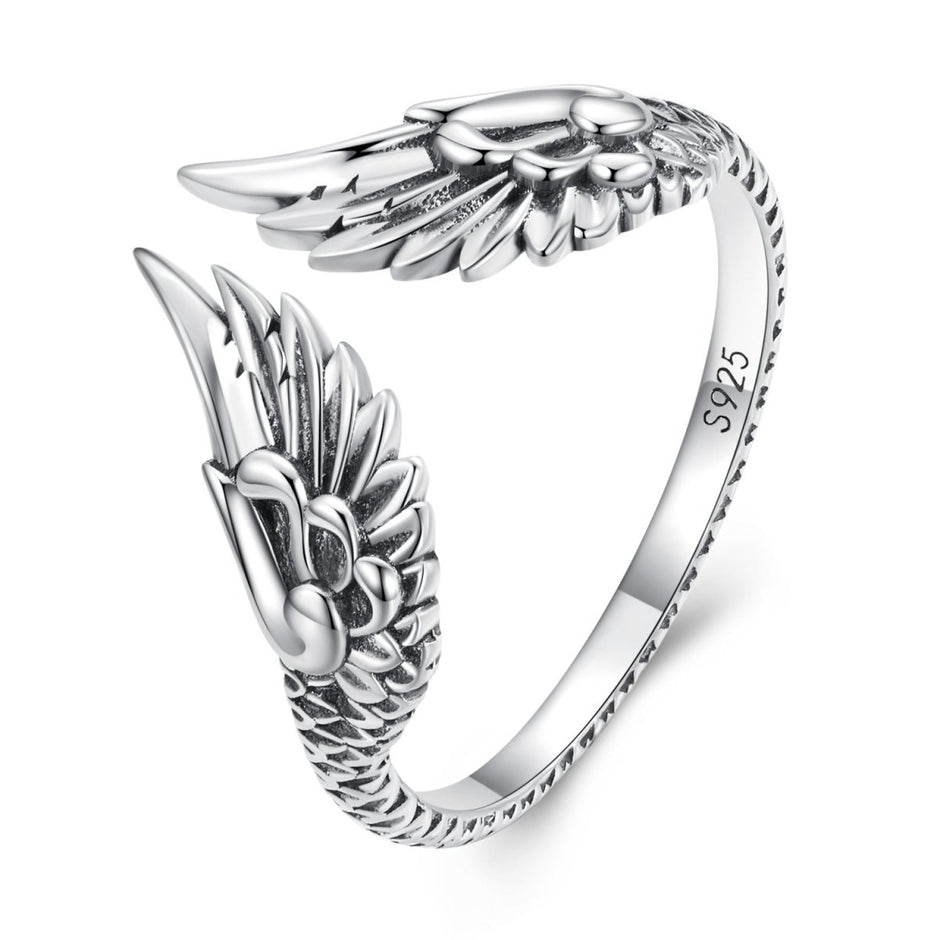 925 Sterling Silver Oxidized Ring for Men - Rings - Custom Crafting Alliance, LLC