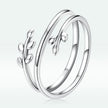 925 Sterling Silver Oxidized Ring for Women - Rings - Custom Crafting Alliance, LLC