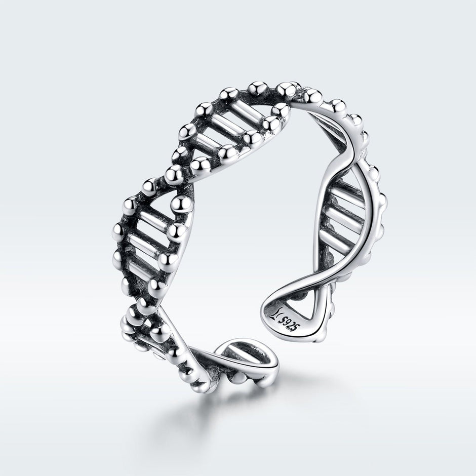 925 Sterling Silver Oxidized Ring for Women - Rings - Custom Crafting Alliance, LLC