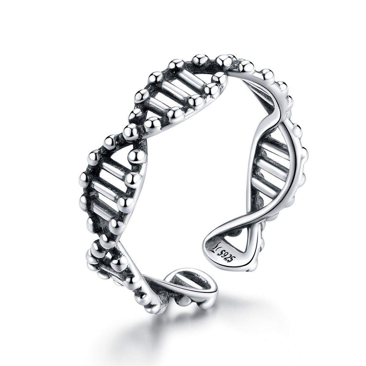 925 Sterling Silver Oxidized Ring for Women - Rings - Custom Crafting Alliance, LLC