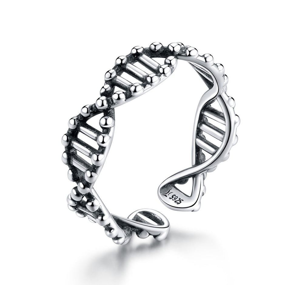 925 Sterling Silver Oxidized Ring for Women - Rings - Custom Crafting Alliance, LLC
