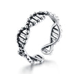 925 Sterling Silver Oxidized Ring for Women - Rings - Custom Crafting Alliance, LLC