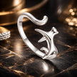 925 Sterling Silver Oxidized Ring for Women - Rings - Custom Crafting Alliance, LLC