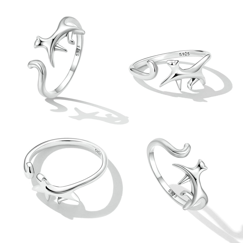 925 Sterling Silver Oxidized Ring for Women - Rings - Custom Crafting Alliance, LLC