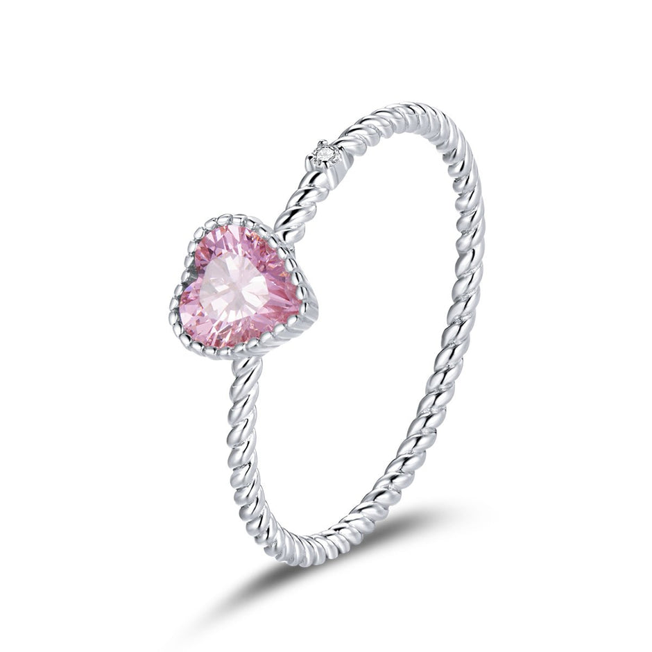 925 Sterling Silver Plated Platinum CZ Ring Size 9.0 for Women - Rings - Custom Crafting Alliance, LLC