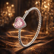 925 Sterling Silver Plated Platinum CZ Ring Size 9.0 for Women - Rings - Custom Crafting Alliance, LLC