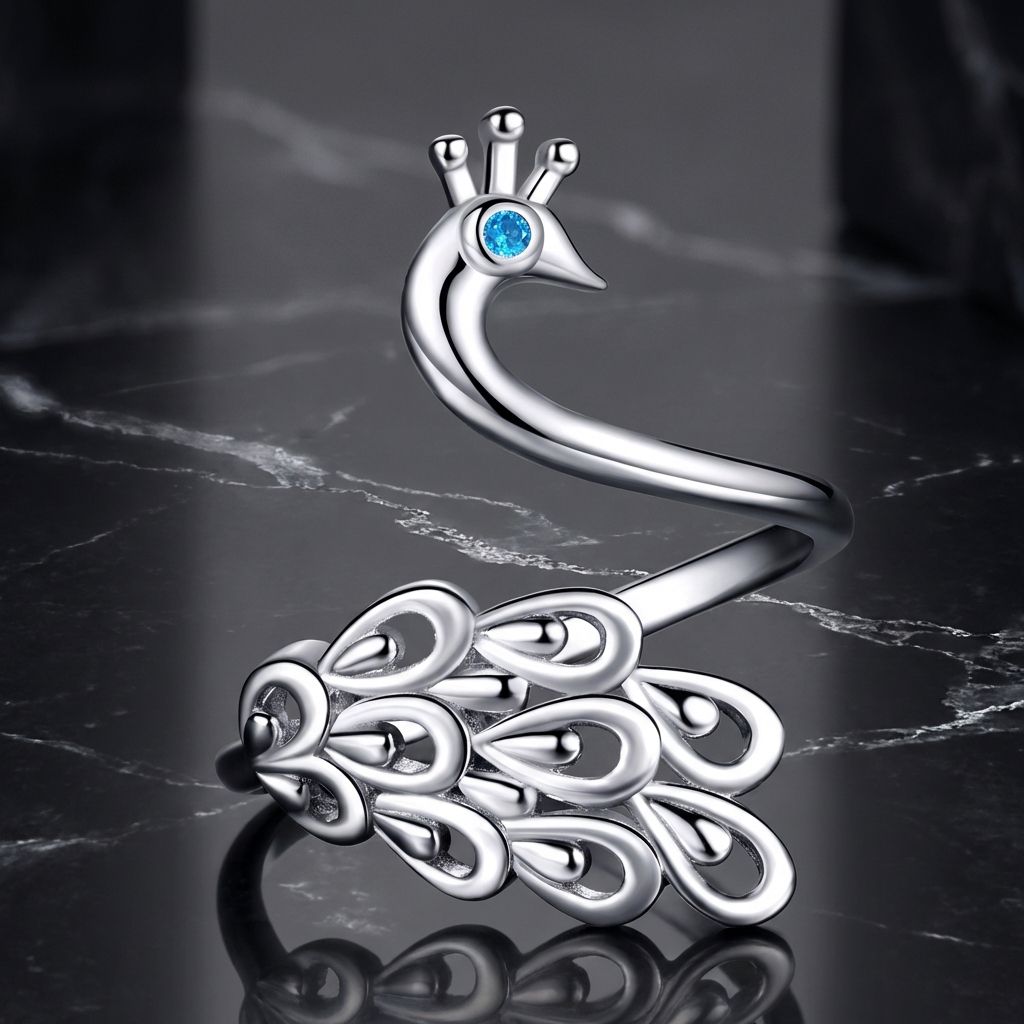 925 Sterling Silver Plated Platinum Pavé Setting CZ Ring for Women - Rings - Custom Crafting Alliance, LLC