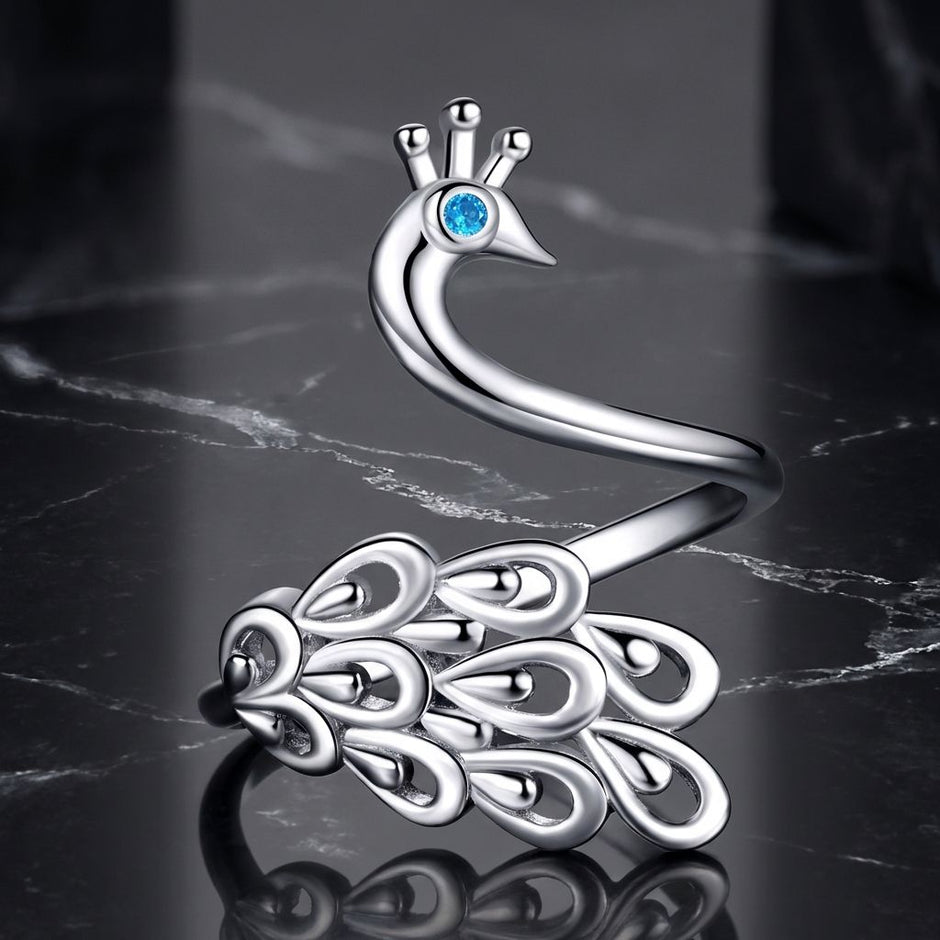 925 Sterling Silver Plated Platinum Pavé Setting CZ Ring for Women - Rings - Custom Crafting Alliance, LLC