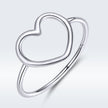 925 Sterling Silver Plated Platinum Ring Size 6.0 for Women - Rings - Custom Crafting Alliance, LLC