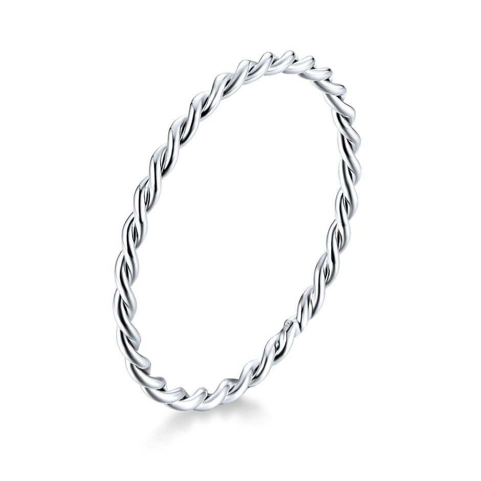 925 Sterling Silver Plated Platinum Ring Size 6.0 for Women - Rings - Custom Crafting Alliance, LLC