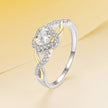 925 Sterling Silver & Plated White Gold 1.7mm CZ Ring Size 7.0 for Women - Rings - Custom Crafting Alliance, LLC