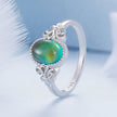 925 Sterling Silver Ring 1.7mm Size 6.0 with Transparent Glass for Women - Rings - Custom Crafting Alliance, LLC