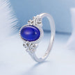 925 Sterling Silver Ring 1.7mm Size 6.0 with Transparent Glass for Women - Rings - Custom Crafting Alliance, LLC