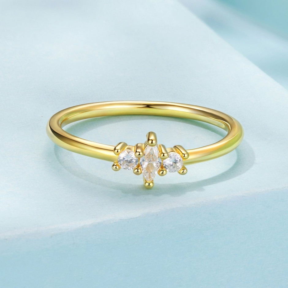 925 Sterling Silver Ring Size 6.0 with Pavé Setting CZ - Rings - Custom Crafting Alliance, LLC