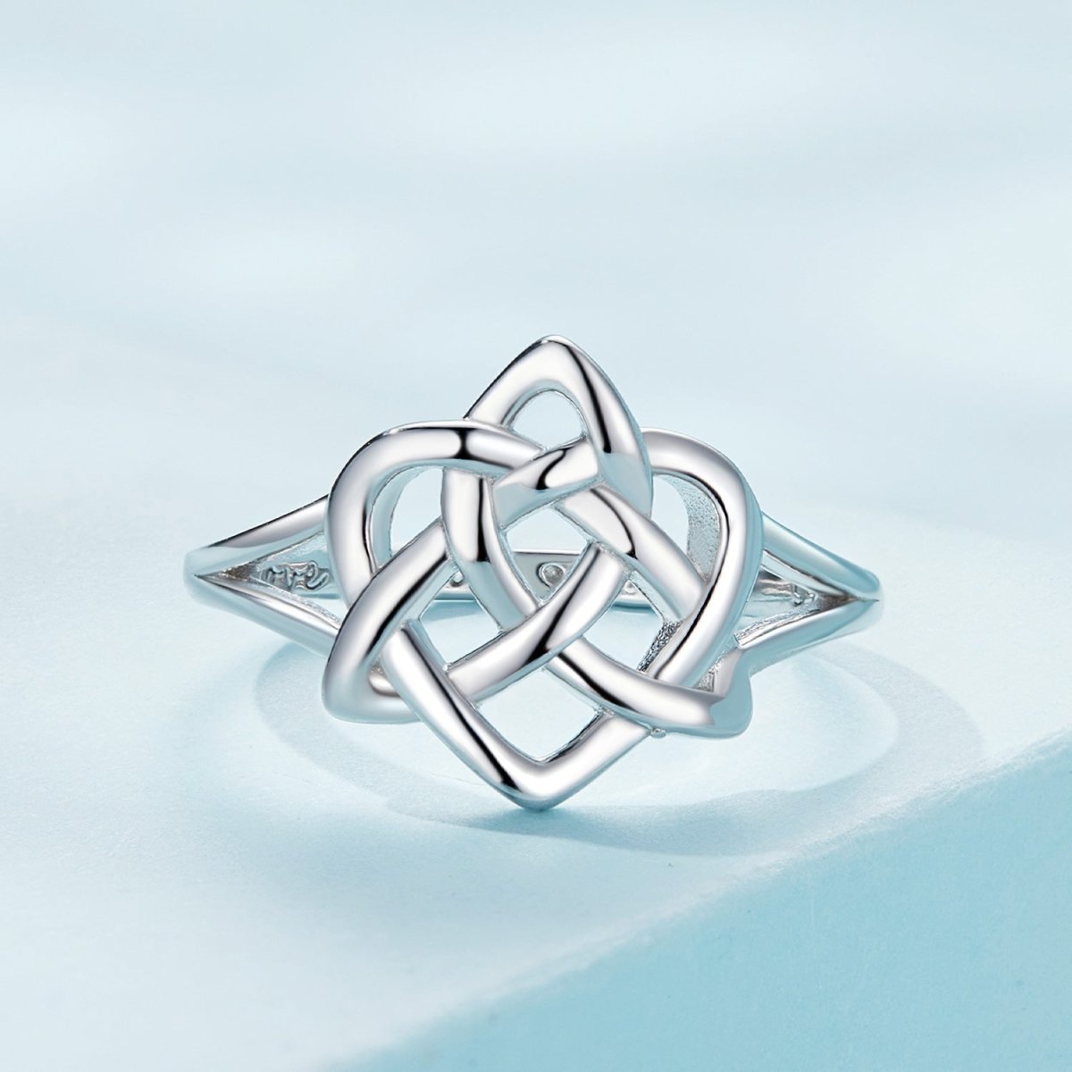 925 Sterling Silver Ring Size 6.0 with Platinum Plating - Rings - Custom Crafting Alliance, LLC
