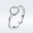 925 Sterling Silver Ring with Pavé Set CZ - Rings - Custom Crafting Alliance, LLC
