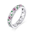 925 Sterling Silver Ring with Pavé Setting CZ - Size 6.0 - Rings - Custom Crafting Alliance, LLC