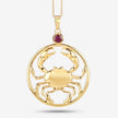 0.33 Carat Genuine Ruby .925 Sterling Silver Pendant