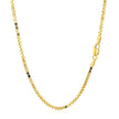 14k Yellow Gold Semi Solid Box Chain 1.6mm